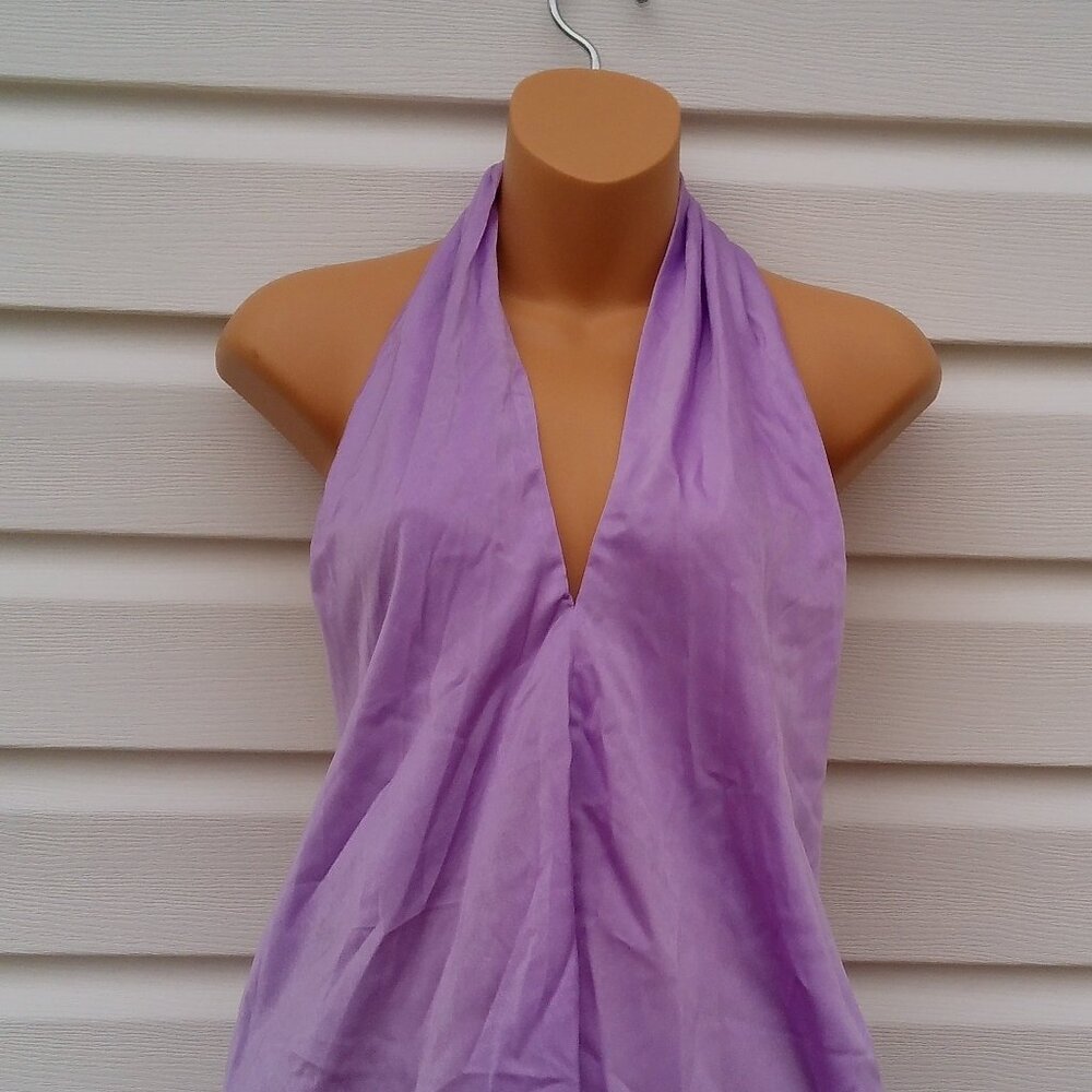 Vici Lilac Halter Neck Top